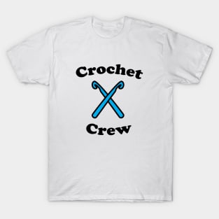 Crochet Crew Blue Hooks Funny T-Shirt